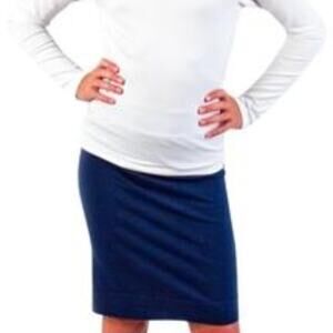 Hard Tail  girls black cotton pencil skirt size 10/12